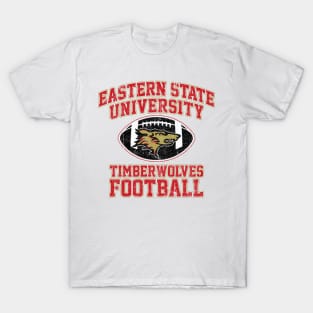 Eastern State University Timberwolves Football (Variant) T-Shirt